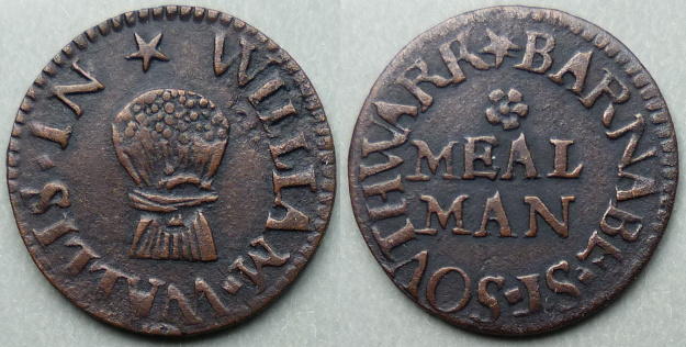 Bermondsey Street, William Wallis farthing Bermondsey Street, William Wallis farthing